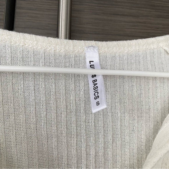 Lulus White Longsleeve - Picture 2 of 3